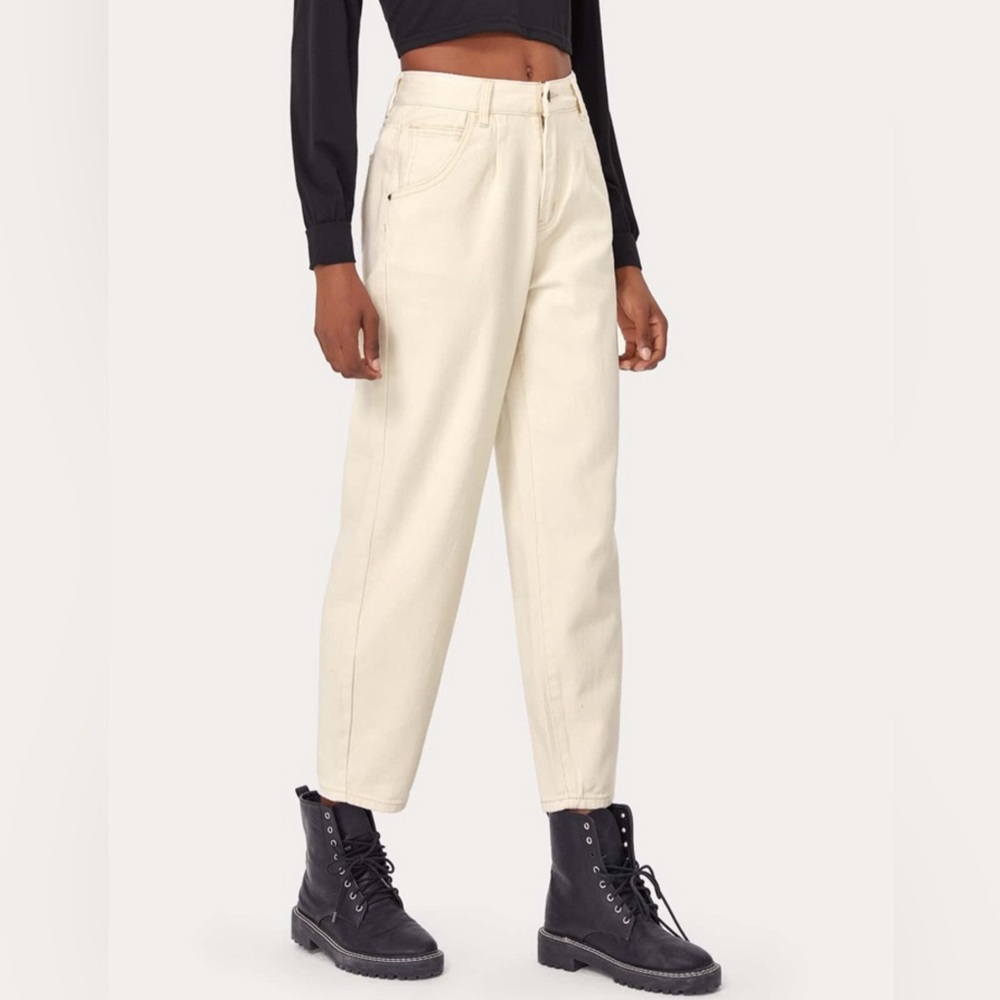 Slant pocket jeans